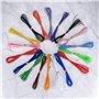 Cordon Elastique, Fils Cordon Elastique Multi-Couleur, 18 Couleurs 90 Mètres Corde Elastique pour Bijoux Bracelet Collier Bricol