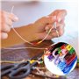 Cordon Elastique, Fils Cordon Elastique Multi-Couleur, 18 Couleurs 90 Mètres Corde Elastique pour Bijoux Bracelet Collier Bricol