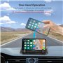 ipow Angle Réglable Support Téléphone Portable Auto en Silicone Antidérapant,Tapis Collant Porte GPS Voiture,Fixe GSM sur Tablea