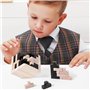 XLKJ 3D Jeu de Puzzle en Bois, Casse-tête Jigsaw Lock Jouet éducatif Cadeau pour Enfants et Adultes