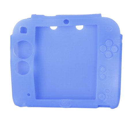 Générique Etui Housse Coque de Protection en Silicone pour 2DS - Bleu
