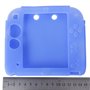 Générique Etui Housse Coque de Protection en Silicone pour 2DS - Bleu