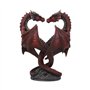Nemesis Now Bougeoir en Forme de cœur de Dragon Anne Stokes - 23 cm - en résine - Taille Unique
