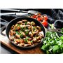KICHLY Pré-assaisonné Dutch Oven - Dual Function Cocotte Pot à Feuf - Poêle en Fonte pour la Cuisinière & le Camping, pour l'ext