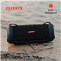 Aiwa Exos-3 Haut-parleur Bluetooth Noir Résistant à l'eau Robuste Performance acoustique