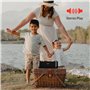Aiwa Exos-3 Haut-parleur Bluetooth Noir Résistant à l'eau Robuste Performance acoustique