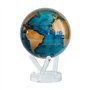 MOVA Globe Carte du Monde Bleu et Or 6" avec Base