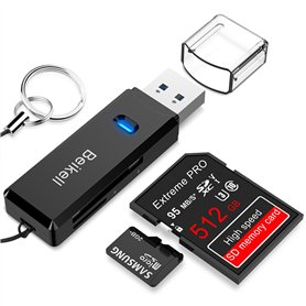 Beikell Lecteur de Carte USB 3.0