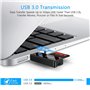 Beikell Lecteur de Carte USB 3.0, Lecteur de Carte Mémoire SD/Micro SD Haute Vitesse Card Reader MMC Memory Stick SDXC SDHC MSXC