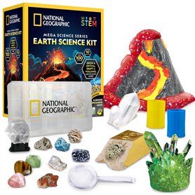 National Geographic Kit Scientifique – Plus de 15 Activités Scientifiques STEM – Culture de Cristal