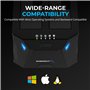 SABRENT Boitier Disque Dur 3.5 Adaptateur SATA to USB 2,5"/3,5", 2 Baies SSD/HDD vers USB 3.2, Boitier Disque Dur 3.5, Clonage H