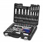 WORKPRO Coffret de Douilles et Embouts 108 Pièces avec Clés à Cliquet 1/2" et 1/4" (72 Dents)