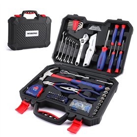 WORKPRO Kit d'Outils pour la Maison 160 Pièces