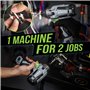 WORKPRO Visseuse à Choc sans Fil 12V avec Batterie 2,0A, Couple de 100N.m, 2000 tr/min, Clé à Choc avec Mandrin à Changement Rap