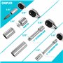 1/4" et 3/8" Douilles Cr-V Métriques et Impéri