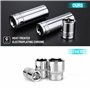 DURATECH Coffret de Douilles Clés à Cliquet et Embouts Professionnels 121 Pièces, 1/4" et 3/8" Douilles Cr-V Métriques et Impéri