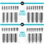 DURATECH Coffret de Douilles Clés à Cliquet et Embouts Professionnels 121 Pièces, 1/4" et 3/8" Douilles Cr-V Métriques et Impéri