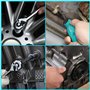 DURATECH Coffret de Douilles Clés à Cliquet et Embouts Professionnels 121 Pièces, 1/4" et 3/8" Douilles Cr-V Métriques et Impéri