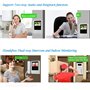 uoweky 4,3 pouces Interphone Vidéo Interphone Filaire Interphone Système 700TVL Caméra de Vision Nocturne IR + 3 Moniteur Intéri