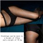 Bohend Strass Résille Collants M/L Bas Noir Scintillait Filets de pêche Extensible Taille haute Boîte de nuit Collants Fête Stoc