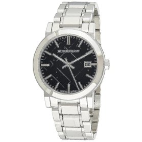 BURBERRY Homme Analogique Quartz Montre avec Bracelet en Acier Inoxydable BU9001