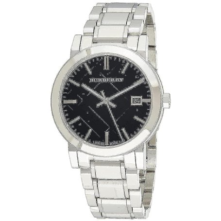 BURBERRY Homme Analogique Quartz Montre avec Bracelet en Acier Inoxydable BU9001