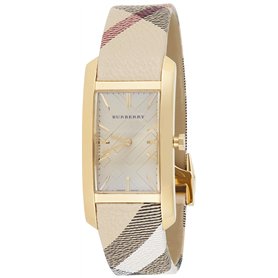Burberry BU9407 Montre Pioneer pour femme avec cadran doré