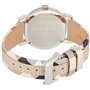 Burberry BU9132 The City Haymarket Véritable montre Burberry unisexe avec bracelet en cuir et patchwork de tissus/afficheur de d