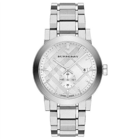 BURBERRY BU9900 Montre chronographe The City Silver pour homme