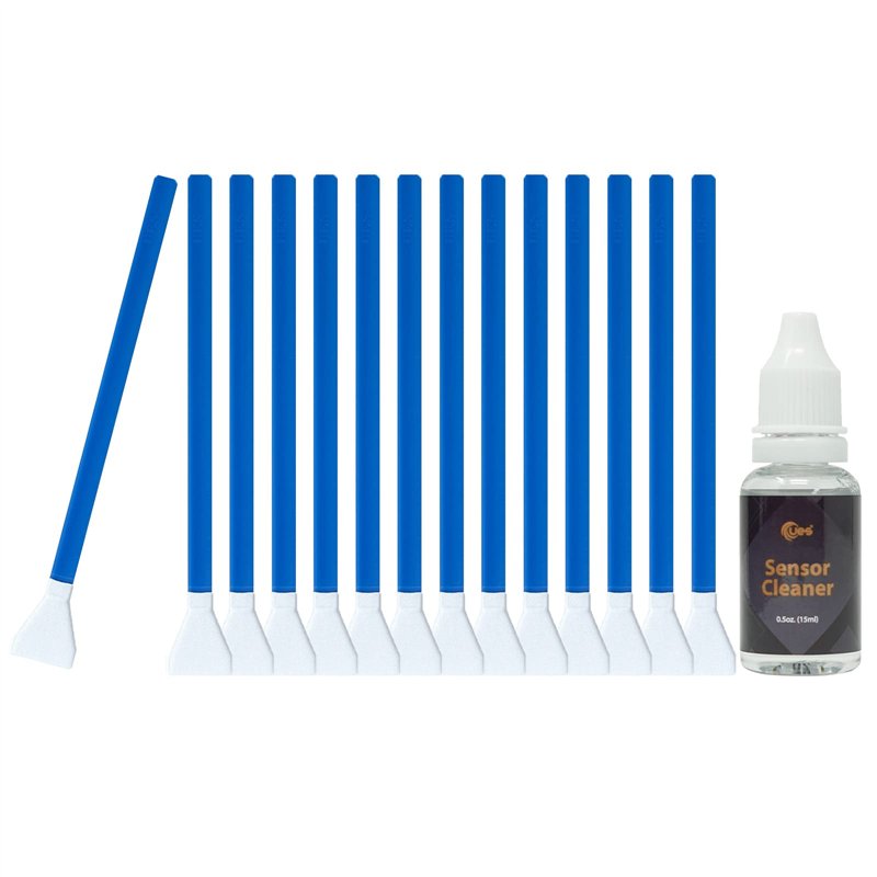 Kit de Nettoyage UES APSC16 pour capteur de caméra APS-C Écouvillons de capteur 14 x 16 mm (sans poussière et emballés sous Vide