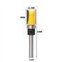 WSOOX Lot de 5 fraises à défoncer double droite avec tige de 6,35 mm, outils de fraisage pour le travail du bois