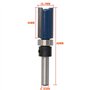 WSOOX Lot de 5 fraises à défoncer double droite avec tige de 6,35 mm, outils de fraisage pour le travail du bois
