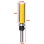 WSOOX Lot de 5 fraises à défoncer double droite avec tige de 6,35 mm, outils de fraisage pour le travail du bois