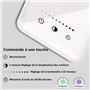 SLATOR Lampe de Bureau LED, Dimmable 5 Modes de Couleur 10 Niveaux de Luminosité, Flexible Contrôle Tactile Protection des Yeux,