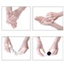 Lot de 20 étuis à lentilles de contact, étui de protection pour lentilles de contact et miroir intégré, lentilles de contact, ét