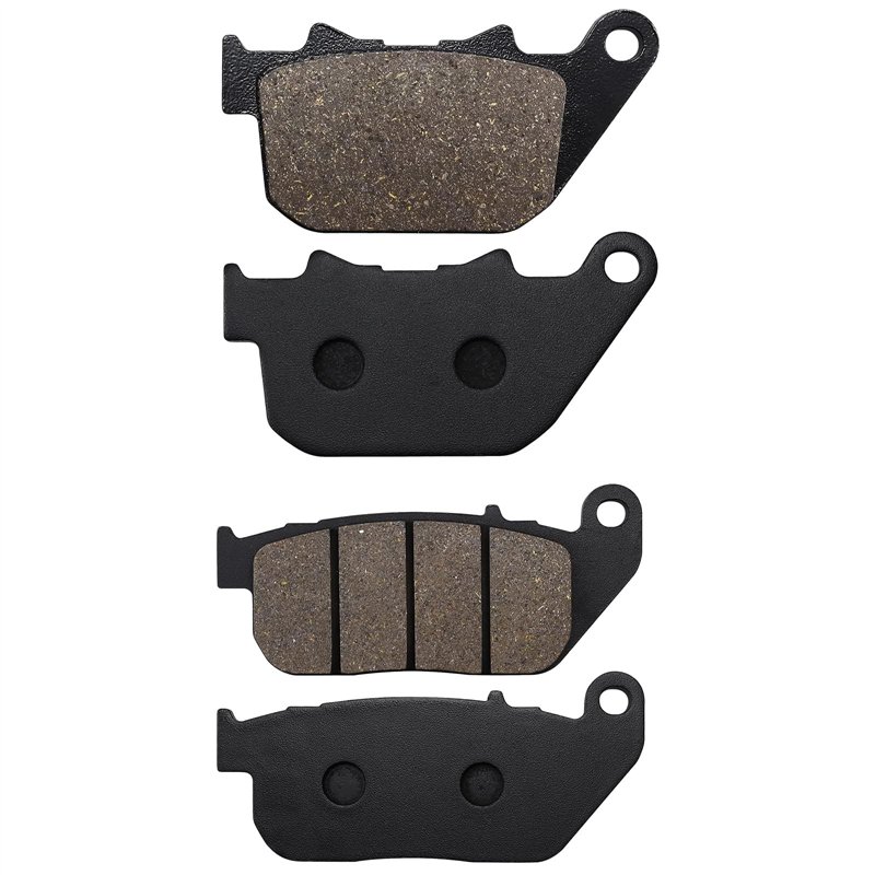 Image secondaire de Cnornus Plaquettes de Frein Avant et Arrière pour Harley Davidson XL 883C Sportster Custom 2004-2010 XL 883 Sportster STD 2004-2
