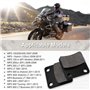 Yerbay Plaquettes de Frein parking pour PIAGGIO VESPA MP3 125 250 300 350 400 500