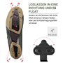 Cales de vélo compatibles avec Les pédales sans Clips, Jeu de plaques de Chaussures de vélo compatibles SPD Antidérapantes Pédal