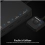 SABRENT Commutateur KVM Entrées USB C 2 ports, sorties USB-C 2 ports avec 60W PD Chargeur | 2 ports USB | HDMI 4K@60Hz pour desk