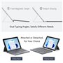 MoKo Clavier Anglais QWERTY Compatible avec Microsoft Surface Go 4 2023 / Go 3 2021 / Go 2 2020 / Go 2018, Clavier Bluetooth Ult