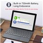MoKo Clavier Anglais QWERTY Compatible avec Microsoft Surface Go 4 2023 / Go 3 2021 / Go 2 2020 / Go 2018, Clavier Bluetooth Ult