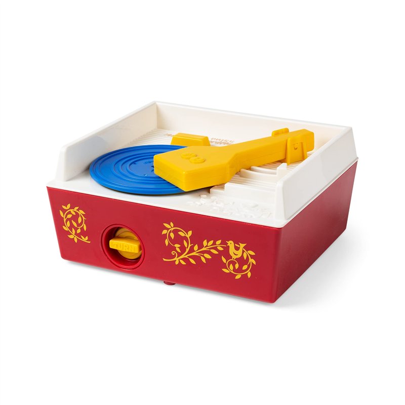 Image secondaire de Fisher Price Classiques 1697 Boîte à musique Tourne-disque, jouet musical pour bébé, jouet éducatif interactif avec 10 chansons,