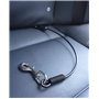 Leash Boss Dog Car Seat Belt Restraint - No-Chew Heavy Duty Car Seatbelt for Pets - 5 Sizes - Coated Steel Rope to Prevent Chewi