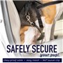 Leash Boss Dog Car Seat Belt Restraint - No-Chew Heavy Duty Car Seatbelt for Pets - 5 Sizes - Coated Steel Rope to Prevent Chewi