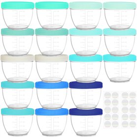 Youngever Lot de 18 Pot de Conservation Bebe 120ML