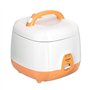 Cuckoo CR-0331 Cuiseur à riz électrique basique et chauffe-riz, pot intérieur antiadhésif, fabriqué en Corée, 3 tasses, blanc/or