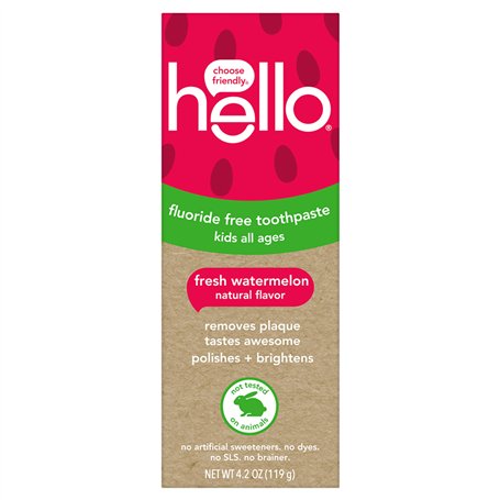 Hello Kids Fluoride Free and SLS Free Toothpaste