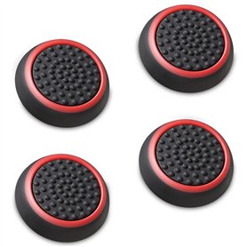 Fosmon Capuchon de Remplacement pr Joystick de Manette [4 Pack] Silicone Étui Protection de Pouce pr Manettes PS4 / PS3 | Xbox O
