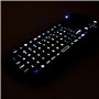 Fosmon - Mini Clavier Bluetooth avec Pavé Tactile Intégré (QWERTY) - Portable sans Fil - Compatible avec Apple TV, PS5, Lunettes