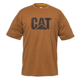 Caterpillar - T-Shirt imprimé - Homme (L) (Marron)